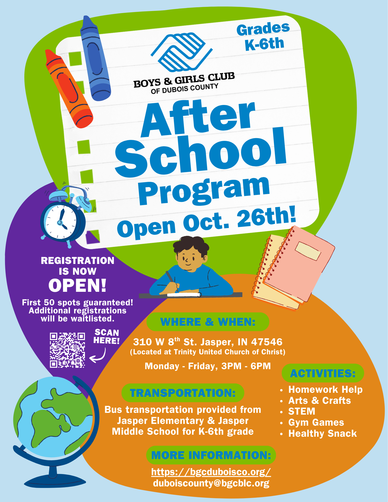 Dubois After School Flyer